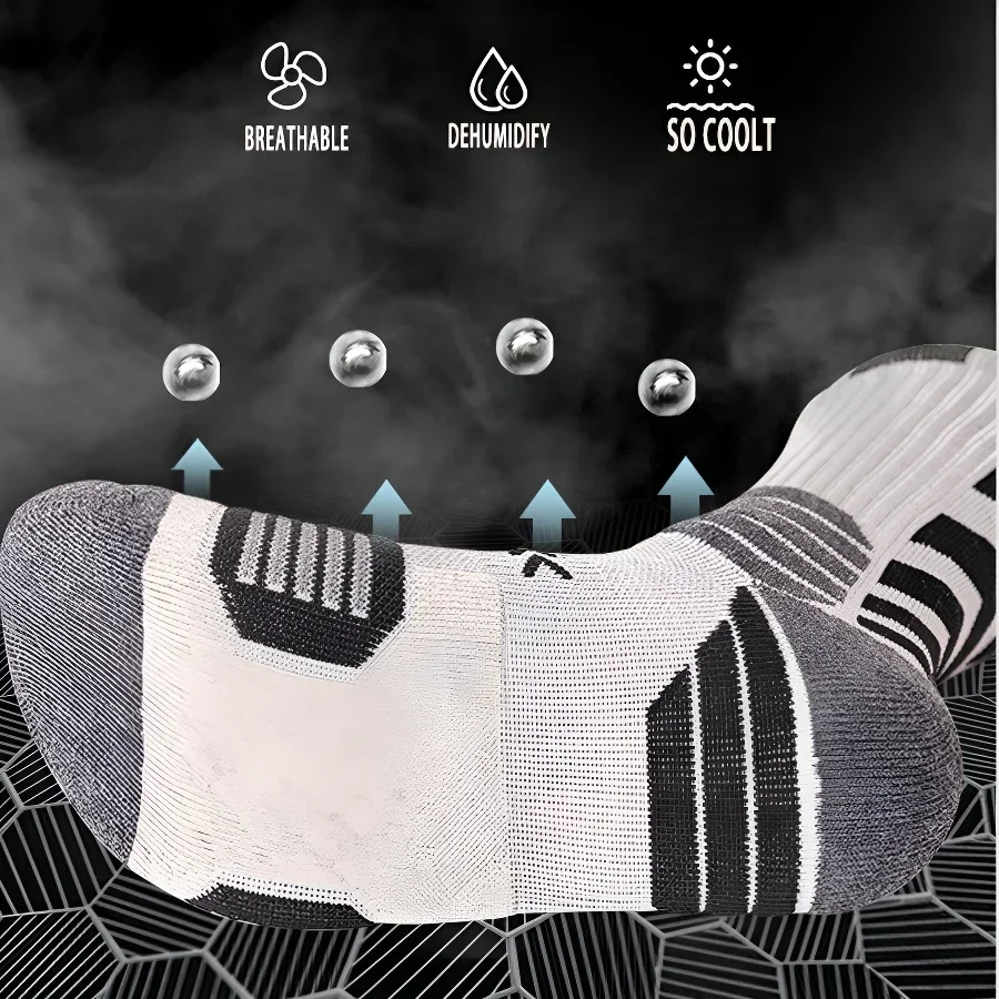 Breathable Mesh Moisture Wicki - огляд і ціна Athletic Sock Cushion