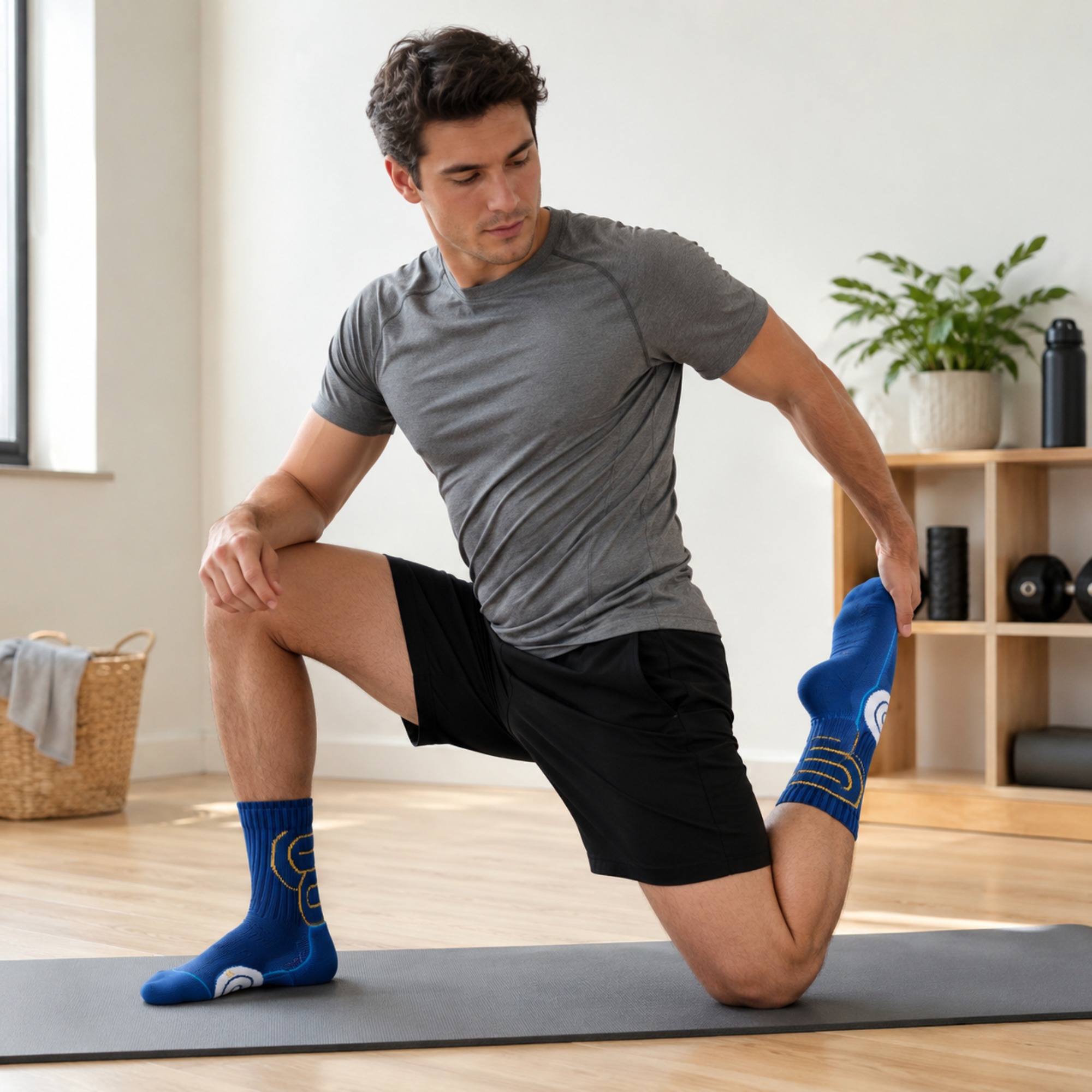 1/2 Pairs Men's Marathon Runni - огляд і ціна Athletic Sock Cushion