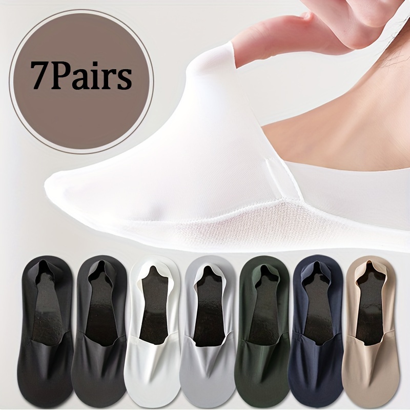 7 Pairs Men's Summer Non-Slip  - огляд і ціна Ankle Sock Low Cut