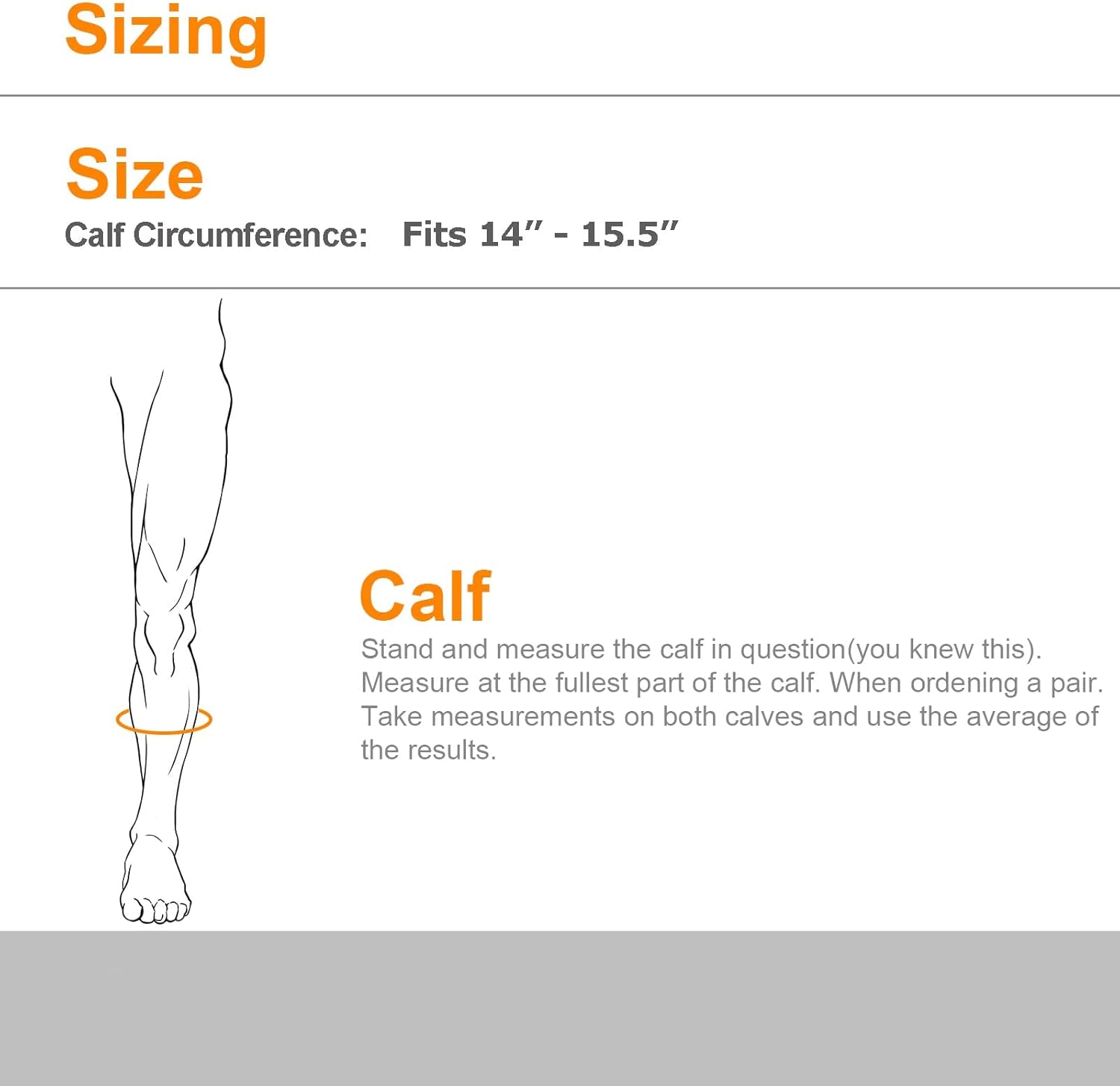 Calf Skin Compression Sleeve f - огляд і ціна Compression Sock Medical
